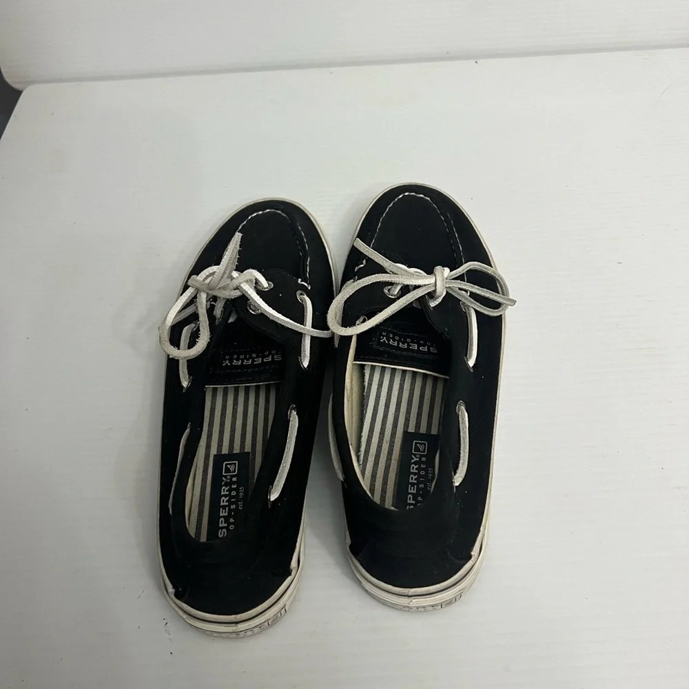 Sperry Top Sider Shoes Mens Size 10 M black
